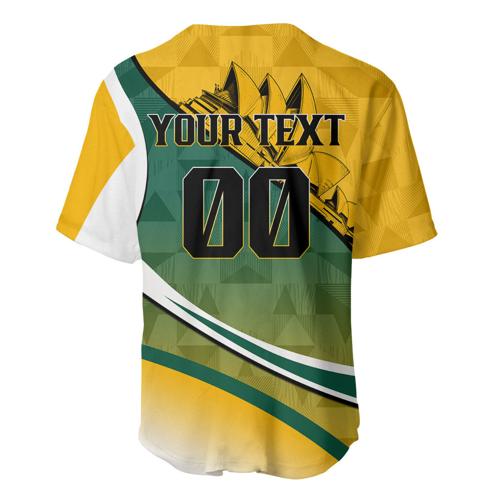 Personalized Australia Soccer Kangaroo Mascot Baseball Jersey Sydney Opera House - Hear the Champions Roar Football