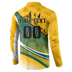 Personalized Australia Soccer Kangaroo Mascot Button Sweatshirt Sydney Opera House - Hear the Champions Roar Football