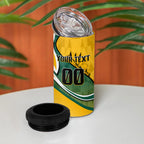 Personalized Australia Soccer Kangaroo Mascot 4 in 1 Can Cooler Tumbler Sydney Opera House - Hear the Champions Roar Football