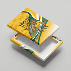 Personalized Australia Soccer Kangaroo Mascot Canvas Wall Art Sydney Opera House - Hear the Champions Roar Football