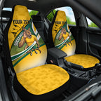 Personalized Australia Soccer Kangaroo Mascot Car Seat Cover Sydney Opera House - Hear the Champions Roar Football