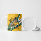 Personalized Australia Soccer Kangaroo Mascot Ceramic Mug Sydney Opera House - Hear the Champions Roar Football