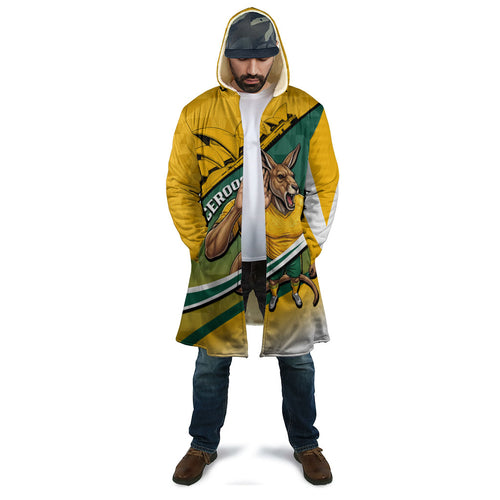 Personalized Australia Soccer Kangaroo Mascot Cloak Sydney Opera House - Hear the Champions Roar Football