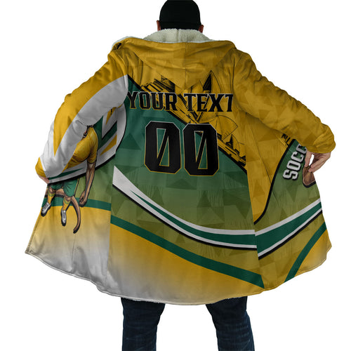 Personalized Australia Soccer Kangaroo Mascot Cloak Sydney Opera House - Hear the Champions Roar Football