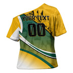 Personalized Australia Soccer Kangaroo Mascot Cross Shoulder Shirt Sydney Opera House - Hear the Champions Roar Football