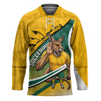 Personalized Australia Soccer Kangaroo Mascot Hockey Jersey Sydney Opera House - Hear the Champions Roar Football