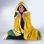 Personalized Australia Soccer Kangaroo Mascot Hooded Blanket Sydney Opera House - Hear the Champions Roar Football