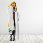 Personalized Australia Soccer Kangaroo Mascot Hooded Blanket Sydney Opera House - Hear the Champions Roar Football