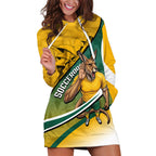 Personalized Australia Soccer Kangaroo Mascot Hoodie Dress Sydney Opera House - Hear the Champions Roar Football