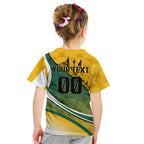 Personalized Australia Soccer Kangaroo Mascot Kid T Shirt Sydney Opera House - Hear the Champions Roar Football