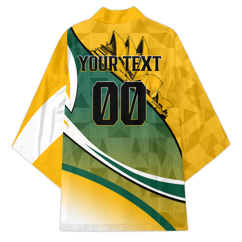 Personalized Australia Soccer Kangaroo Mascot Kimono Sydney Opera House - Hear the Champions Roar Football