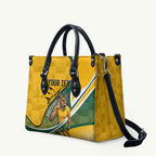 Personalized Australia Soccer Kangaroo Mascot Leather Bag Sydney Opera House - Hear the Champions Roar Football