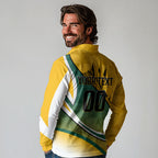 Personalized Australia Soccer Kangaroo Mascot Long Sleeve Polo Shirt Sydney Opera House - Hear the Champions Roar Football