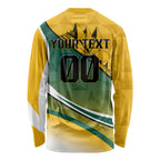 Personalized Australia Soccer Kangaroo Mascot Long Sleeve Shirt Sydney Opera House - Hear the Champions Roar Football