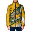 Personalized Australia Soccer Kangaroo Mascot Padded Jacket Sydney Opera House - Hear the Champions Roar Football