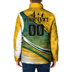 Personalized Australia Soccer Kangaroo Mascot Padded Jacket Sydney Opera House - Hear the Champions Roar Football