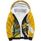 Personalized Australia Soccer Kangaroo Mascot Sherpa Hoodie Sydney Opera House - Hear the Champions Roar Football