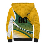 Personalized Australia Soccer Kangaroo Mascot Sherpa Hoodie Sydney Opera House - Hear the Champions Roar Football