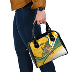 Personalized Australia Soccer Kangaroo Mascot Shoulder Handbag Sydney Opera House - Hear the Champions Roar Football