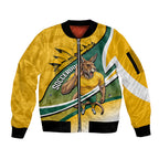 Personalized Australia Soccer Kangaroo Mascot Sleeve Zip Bomber Jacket Sydney Opera House - Hear the Champions Roar Football