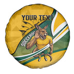 Personalized Australia Soccer Kangaroo Mascot Spare Tire Cover Sydney Opera House - Hear the Champions Roar Football