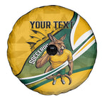 Personalized Australia Soccer Kangaroo Mascot Spare Tire Cover Sydney Opera House - Hear the Champions Roar Football