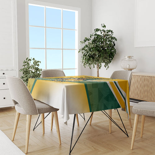 Personalized Australia Soccer Kangaroo Mascot Tablecloth Sydney Opera House - Hear the Champions Roar Football