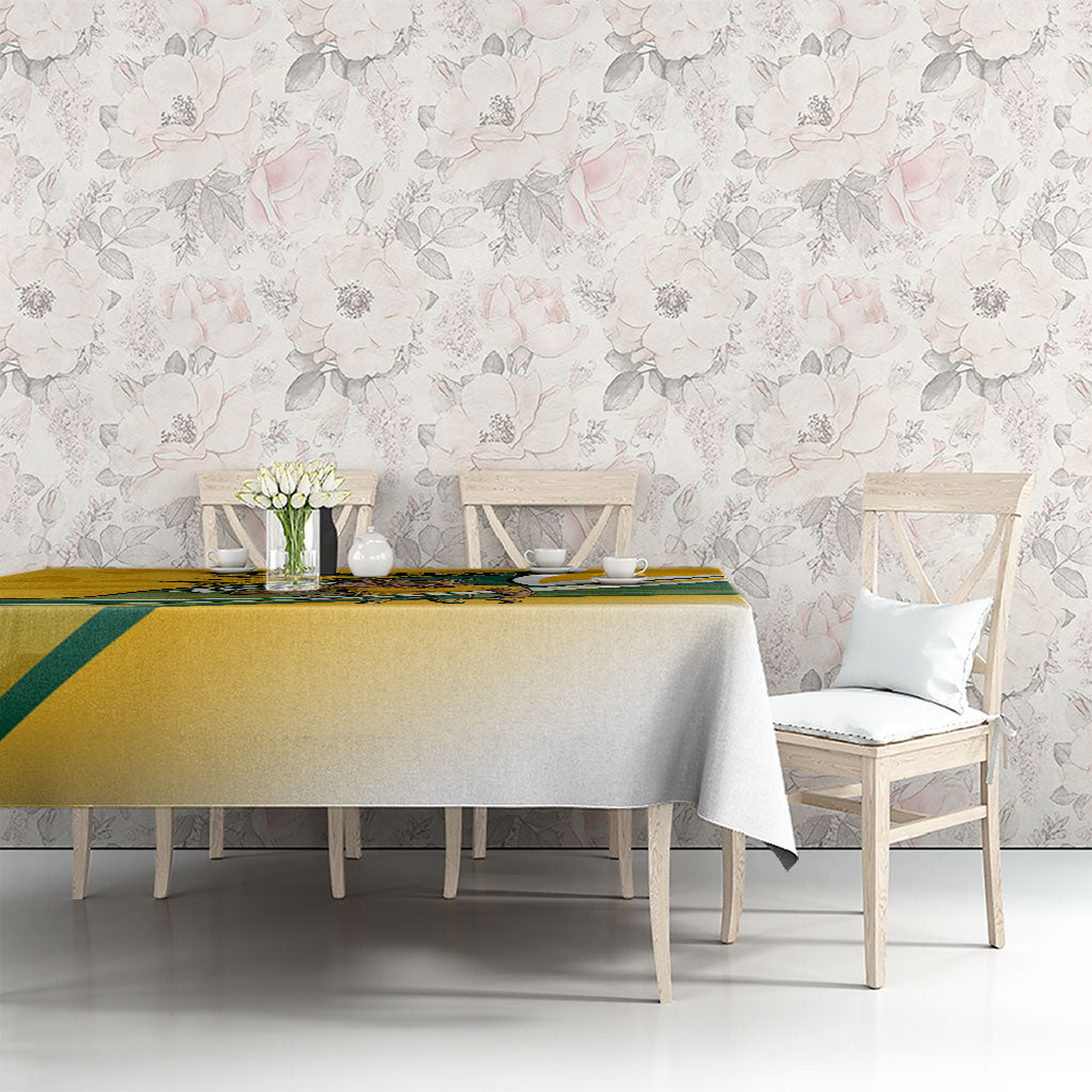 Personalized Australia Soccer Kangaroo Mascot Tablecloth Sydney Opera House - Hear the Champions Roar Football