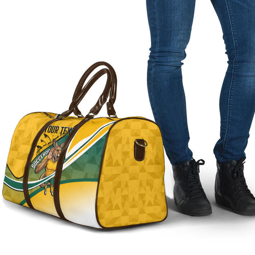 Personalized Australia Soccer Kangaroo Mascot Travel Bag Sydney Opera House - Hear the Champions Roar Football