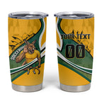 Personalized Australia Soccer Kangaroo Mascot Tumbler Cup Sydney Opera House - Hear the Champions Roar Football