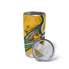 Personalized Australia Soccer Kangaroo Mascot Tumbler Cup Sydney Opera House - Hear the Champions Roar Football
