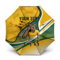 Personalized Australia Soccer Kangaroo Mascot Umbrella Sydney Opera House - Hear the Champions Roar Football