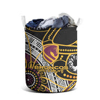 Brisbane Broncos Laundry Basket Australian Aboriginal Dot Painting Handprint
