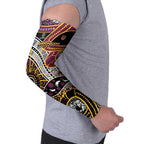 Brisbane Broncos Arm Sleeves Australian Aboriginal Dot Painting Handprint