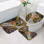 Brisbane Broncos Bathroom Set Australian Aboriginal Dot Painting Handprint