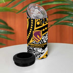 Brisbane Broncos 4 in 1 Can Cooler Tumbler Australian Aboriginal Dot Painting Handprint