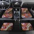 Brisbane Broncos Car Mats Australian Aboriginal Dot Painting Handprint