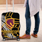 Brisbane Broncos Luggage Cover Australian Aboriginal Dot Painting Handprint