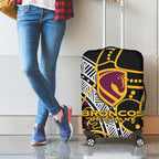 Brisbane Broncos Luggage Cover Australian Aboriginal Dot Painting Handprint