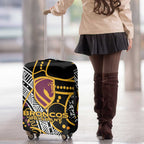 Brisbane Broncos Luggage Cover Australian Aboriginal Dot Painting Handprint