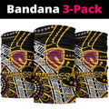 Brisbane Broncos Neck Gaiter Australian Aboriginal Dot Painting Handprint