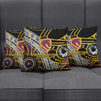 Brisbane Broncos Pillow Cover Australian Aboriginal Dot Painting Handprint