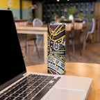 Brisbane Broncos Skinny Tumbler Australian Aboriginal Dot Painting Handprint