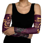 Brisbane Lions Football Arm Sleeves Aboriginal Dot and Spiral Art