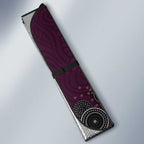 Brisbane Lions Football Auto Sun Shade Aboriginal Dot and Spiral Art