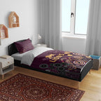 Brisbane Lions Football Bedding Set Aboriginal Dot and Spiral Art