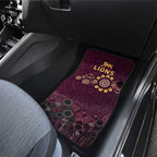 Brisbane Lions Football Car Mats Aboriginal Dot and Spiral Art