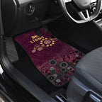 Brisbane Lions Football Car Mats Aboriginal Dot and Spiral Art