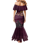 Brisbane Lions Football Mermaid Dress Aboriginal Dot and Spiral Art