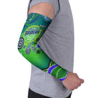 Canberra Raiders Rugby Arm Sleeves Australian Aboriginal Dot Painting Style